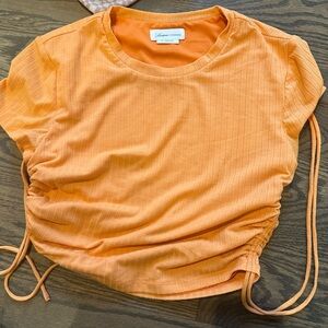 Lovers and friends orange crop top